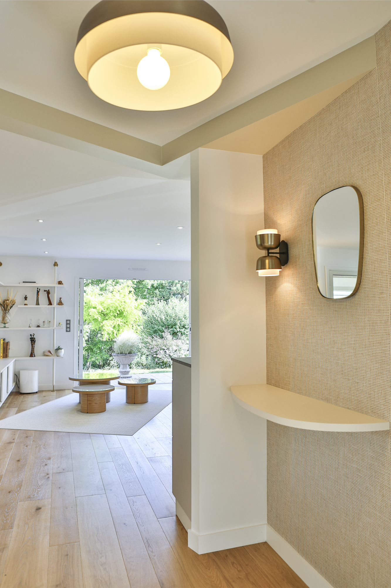 Rénovation d’un espace de vie lumineux et raffiné